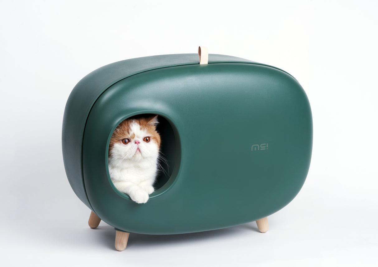 MakeSure kattenbak met lade - Groen - Design Prijs Winnaar! - SpirePets