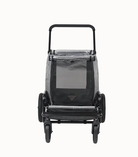 AirBuggy Carriage Set Earth Grey – Comfortabel reizen met jouw huisdier - SpirePets