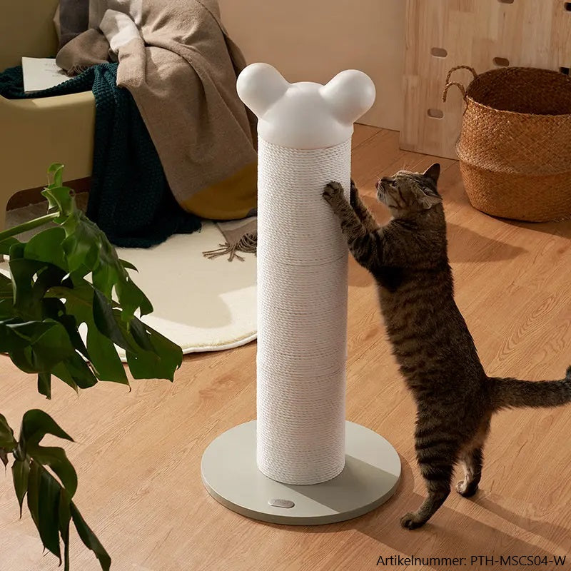 Katten krabpaal - krabmeubel groen met wit - SpirePets