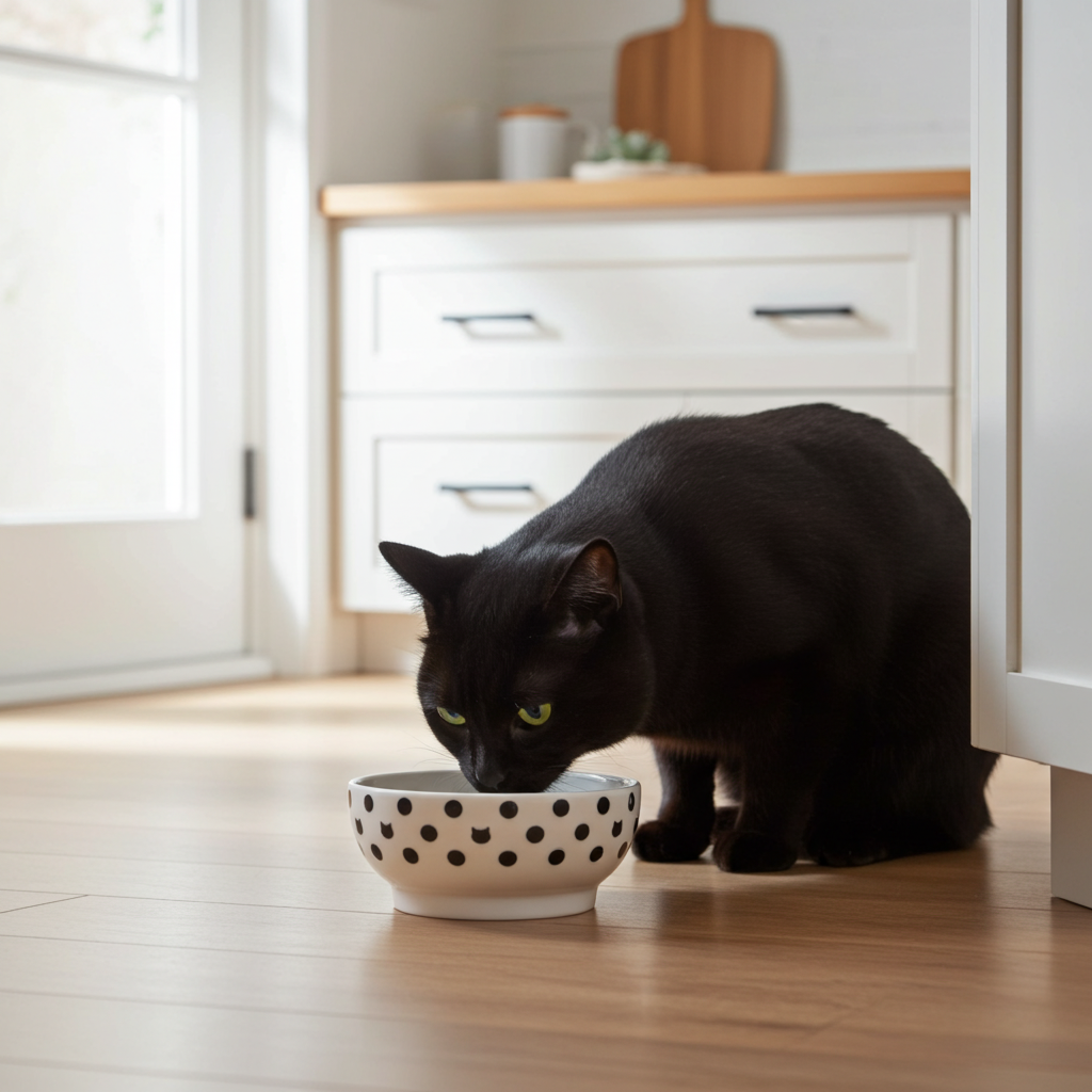 Gamelle pour chat Necoichi - anti-déversement - gamelle en céramique