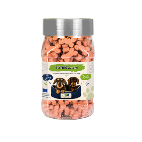 Joey & Rudy Botjes Zalm – zachte hondensnack zalm - 250gram