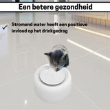 Drinkfontein - Kattenfontein - 2.5 Liter - Waterfontein Kat - Automatische Spoeling