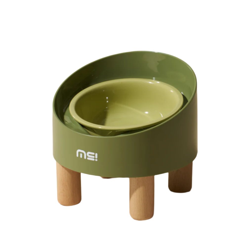 Gamelle en céramique pour animaux de compagnie MakeSure Rolls - Hauteur réglable