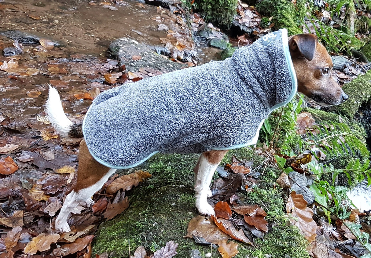 Henry Wag microvezel hondenbadjas - droogjas voor honden - Maat S - SpirePets