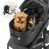 AirBuggy Dome 3 Regular Earth Grey – Poussette pour chien confortable et élégante