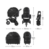 AirBuggy Dome 3 Regular Earth Grey – Poussette pour chien confortable et élégante