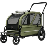 AirBuggy Carriage Set Moss Green – De Ultieme Luxe Hondenbuggy - SpirePets