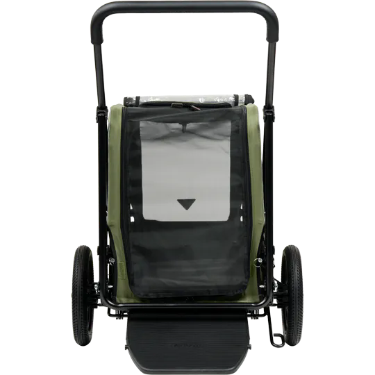 AirBuggy Carriage Set Moss Green – De Ultieme Luxe Hondenbuggy - SpirePets