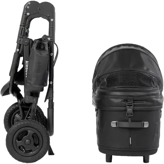 AirBuggy Dome 3 Regular Earth Grey – Poussette pour chien confortable et élégante