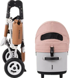 AirBuggy DOME 3 Large – Salmon Berry Luxe wandelwagen - SpirePets
