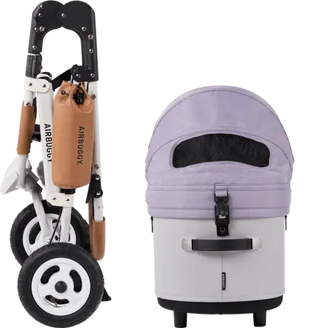 AirBuggy Dome 3 Regular Earth Grey – Poussette pour chien confortable et élégante