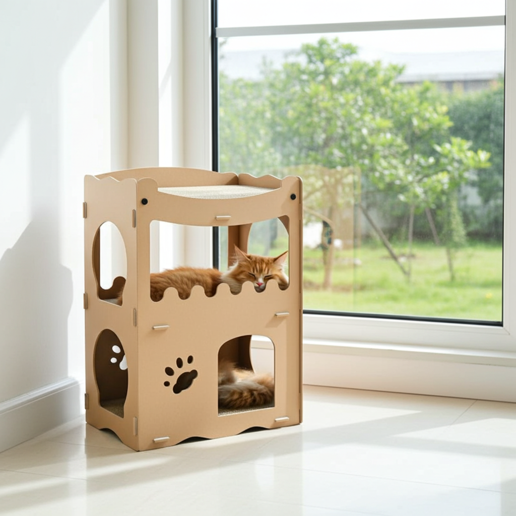 Maison pour chat - maison de jeu durable pour chats