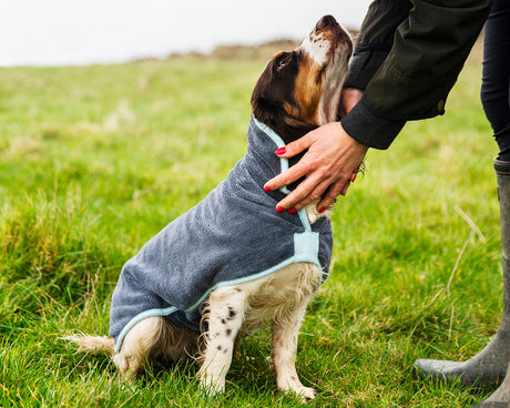 Henry Wag microvezel hondenbadjas - droogjas voor honden - Maat S - SpirePets