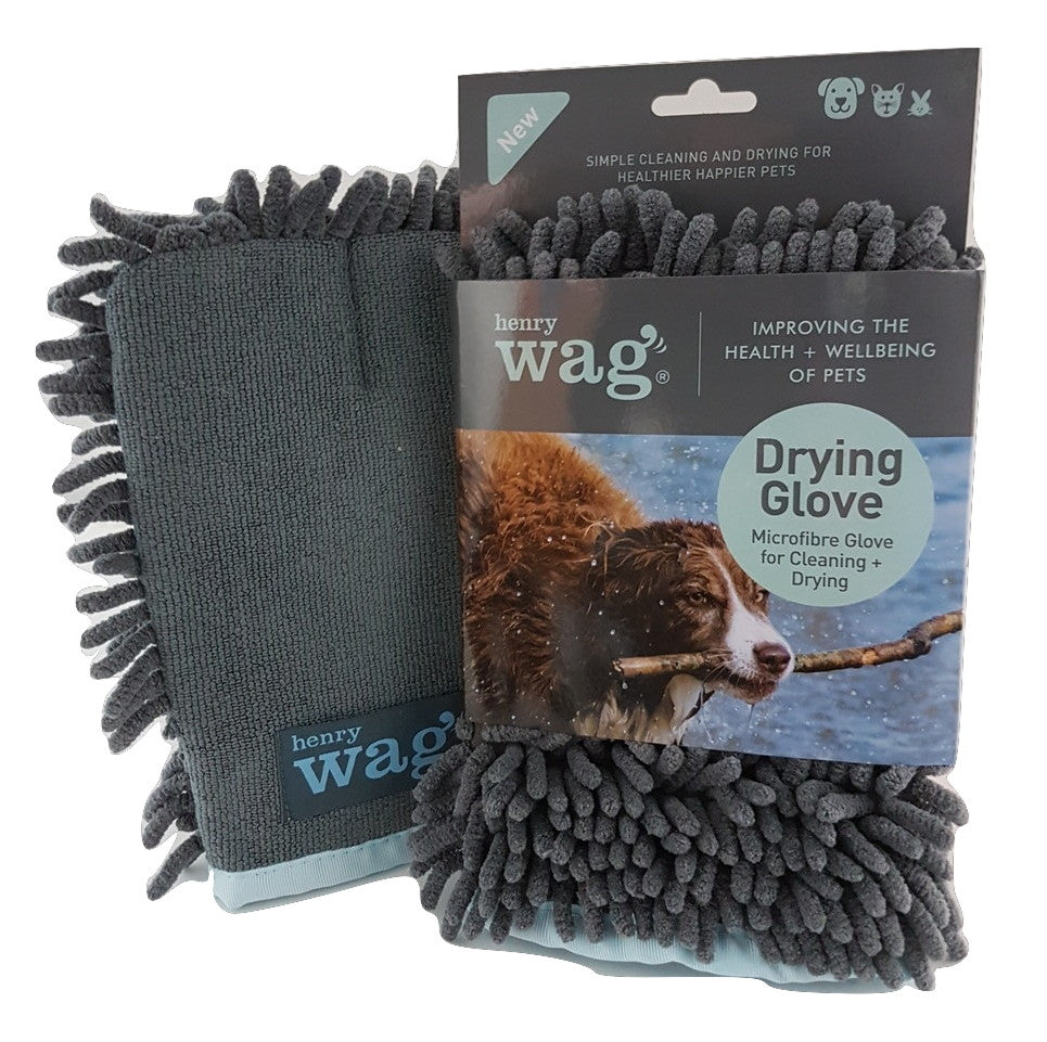 Henry Wag Microvezel huisdier drooghandschoen voor honden - SpirePets