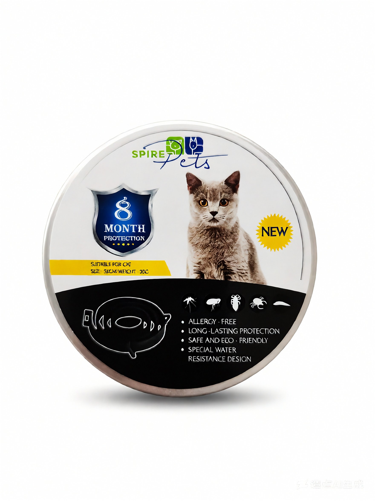 Gamelle ronde pour chien - acier inoxydable - gamelle pour chien - petite gamelle pour chien - Taille S