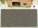 Set van 3 krabplanken voor kattenhuis - SpirePets
