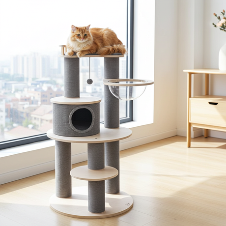 Luxe Krabpaal - Kattenboom - Katten krabmeubel - SpirePets