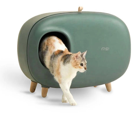 MakeSure kattenbak met lade - Groen - Design Prijs Winnaar! - SpirePets