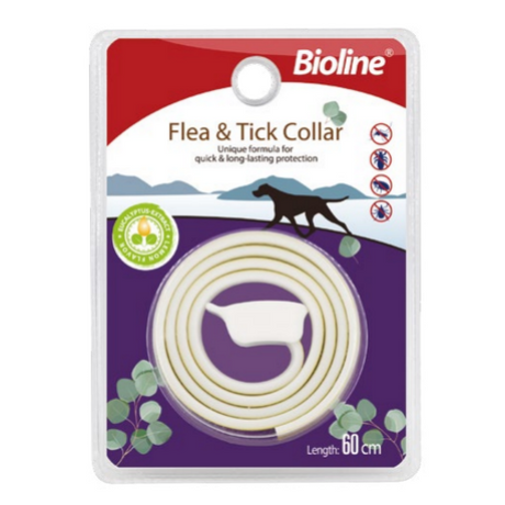 Natuurlijke vlooien- en tekenband - 60cm - SpirePets