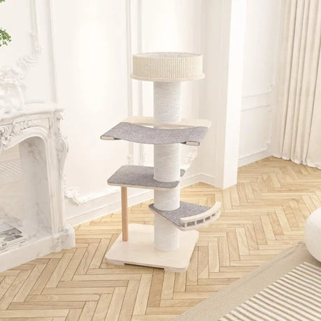 Honeypotcat Kattenboom - krabpaal met kattenmand - SpirePets