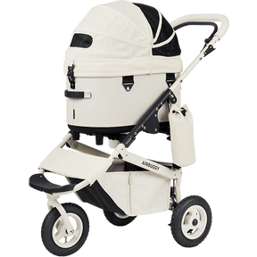 AirBuggy Dome 3 Premier Set Regular Ivory White - Luxe wandelwagen - SpirePets
