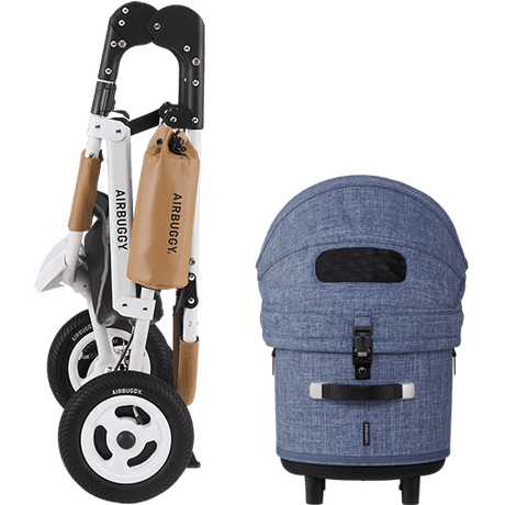 AirBuggy Dome 3 Premier Set Large Bleu Marine – Confort luxueux pour votre animal