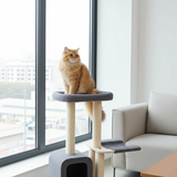 Katten krabpaal Candy - klimboom - grijs - SpirePets