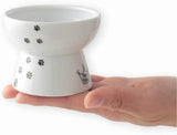 Necoichi mini voerbak kat hoog - 7,9x7,9x5,8 cm (LxBxH)